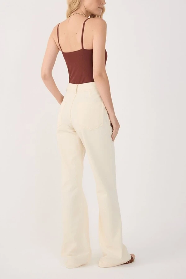 Calça sarja fluida color Dress to