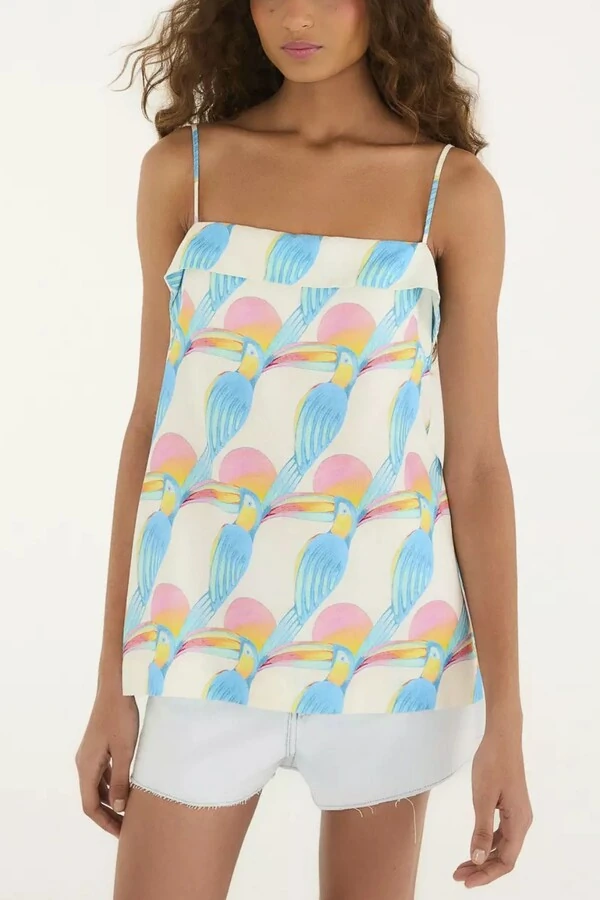 Blusa tucanitas Farm