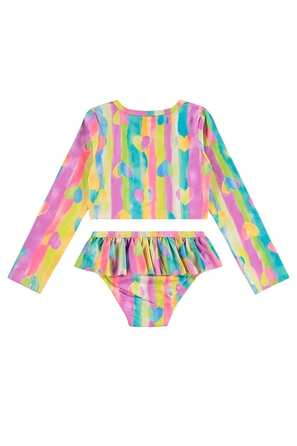 Biquini em malha uv fps+50 sublimada Up Baby