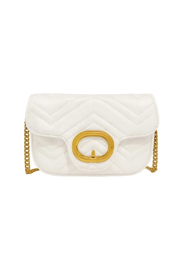 Bolsa tiracolo matelassê Kwi