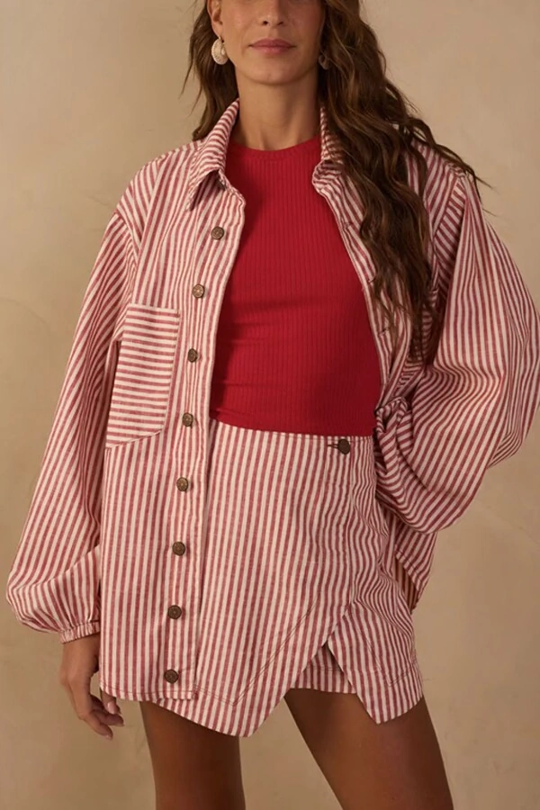 Camisa sarja listras Dress to