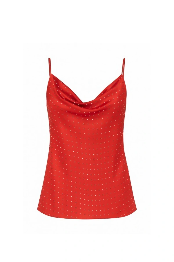 Blusa de alcinha com brilhos Kwi