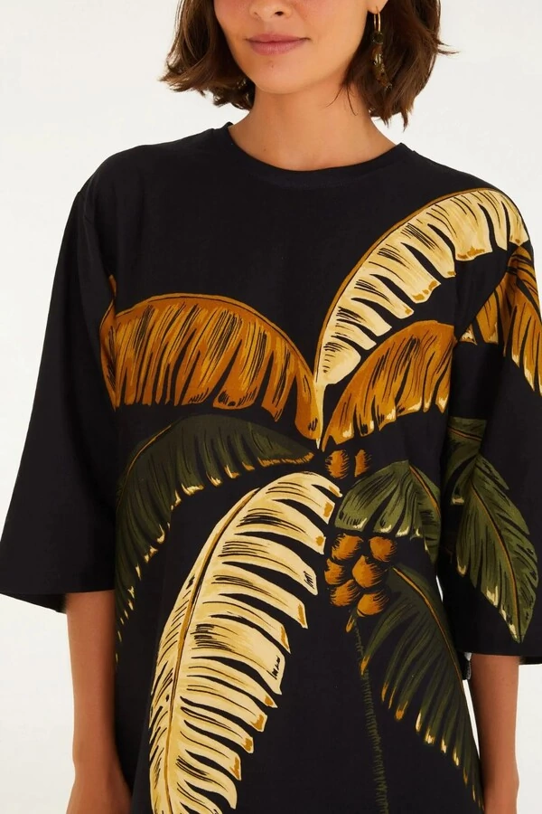 Vestido tshirt big itacare coqueiro Farm