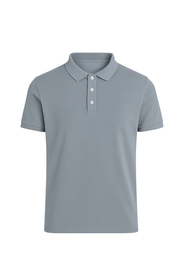 Camisa polo masculina em malha Kwi