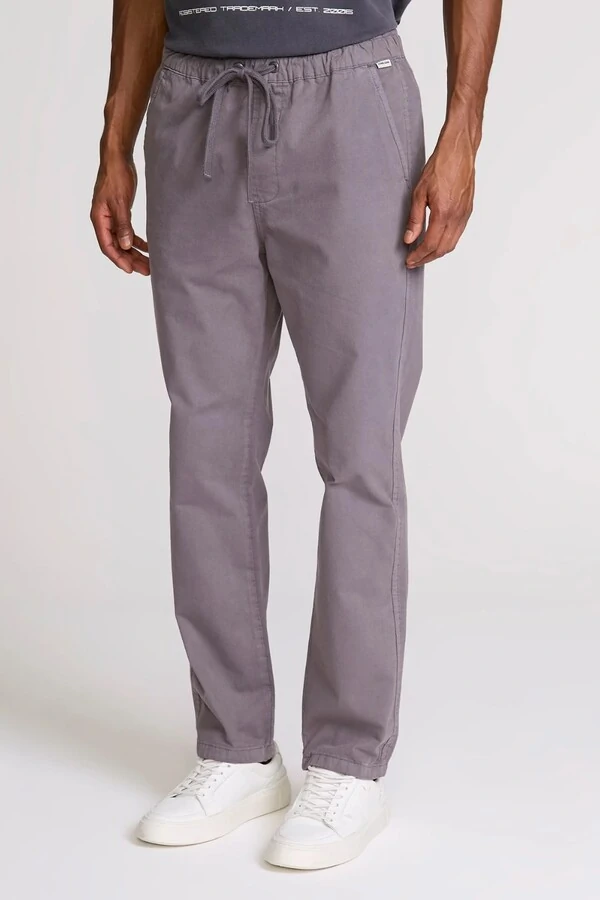 Calça reta porto dark gray John John