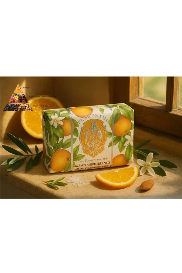 Sabonete mediterraneo orange 200g La Florentina