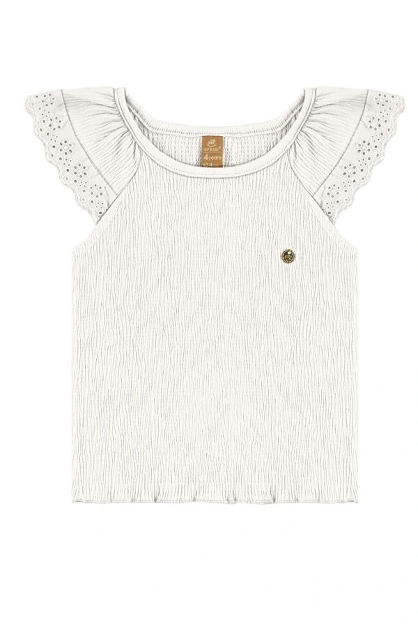 Blusa sem manga em cotton Up Baby