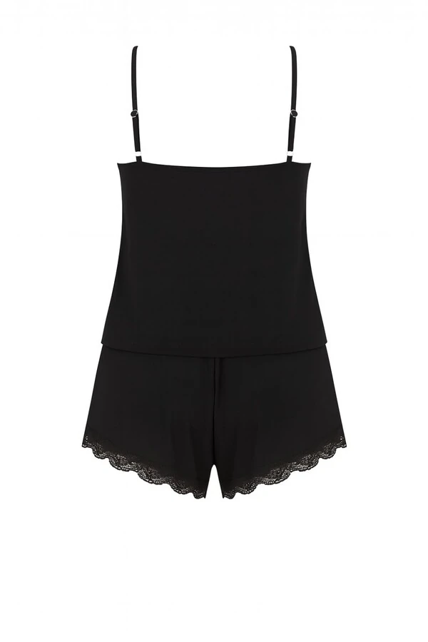 Short doll alça detalhes em renda Kwi