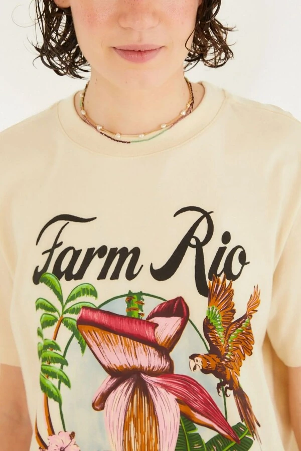 Tshirt media mangara farm rio bege Farm