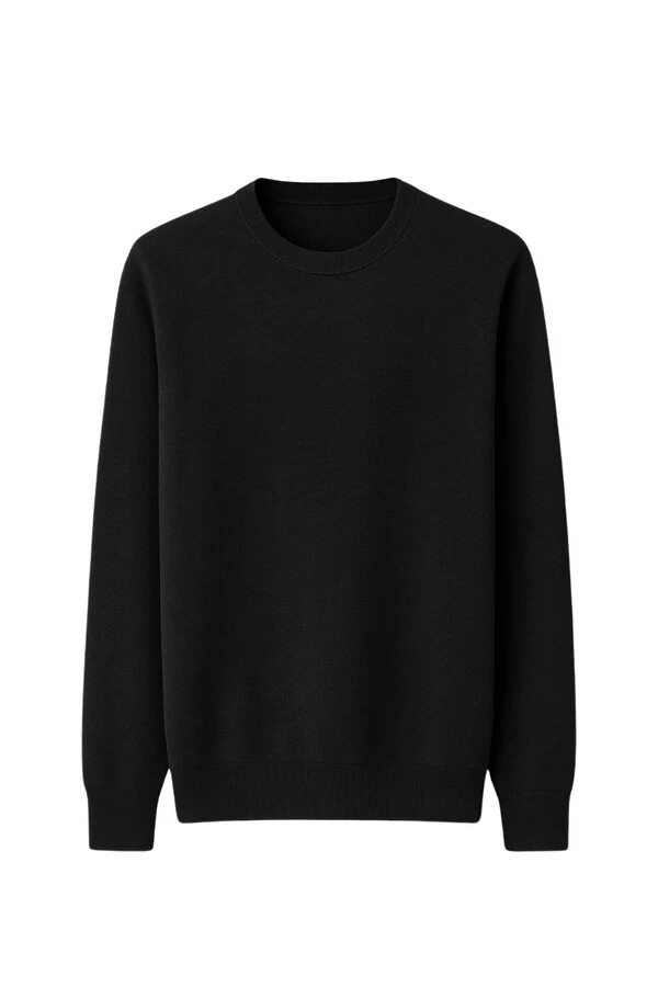 Blusa cashmere grosso básico decote careca Kwi