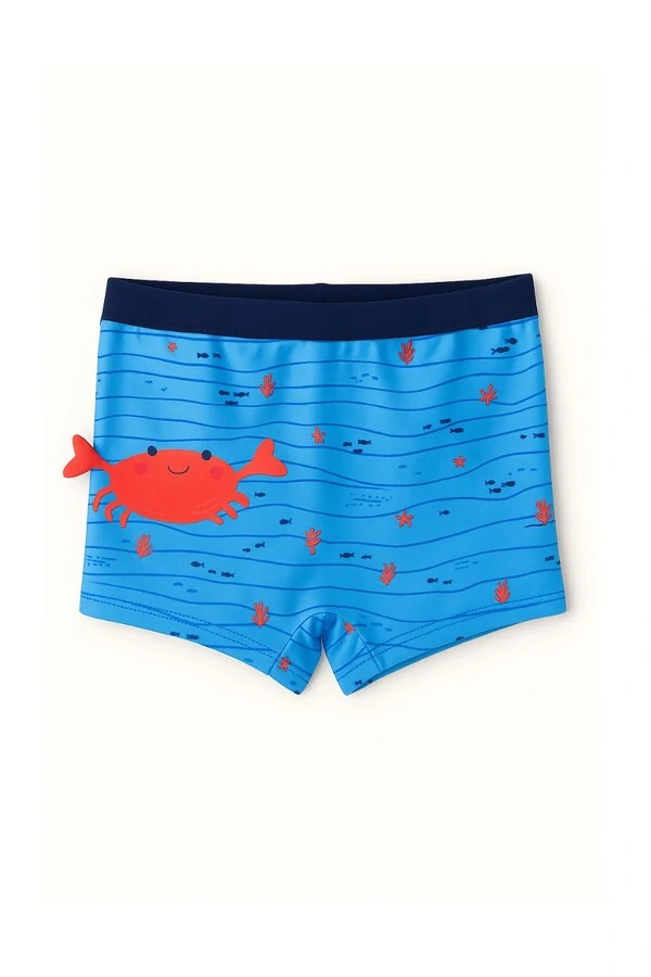 Sunga infantil estampa caranguejo Kwi