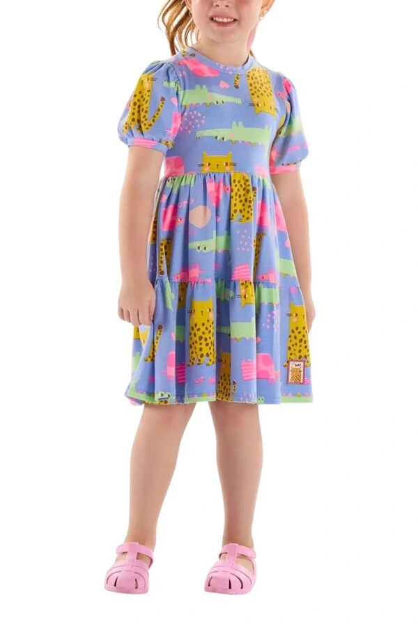 Vestido em cotton Up Baby