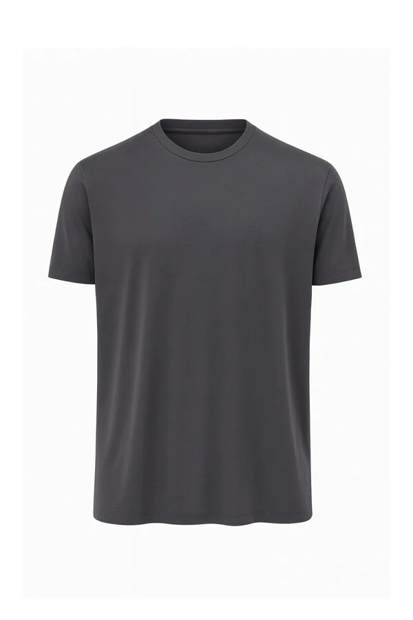 Camiseta masculina básica em malha Kwi