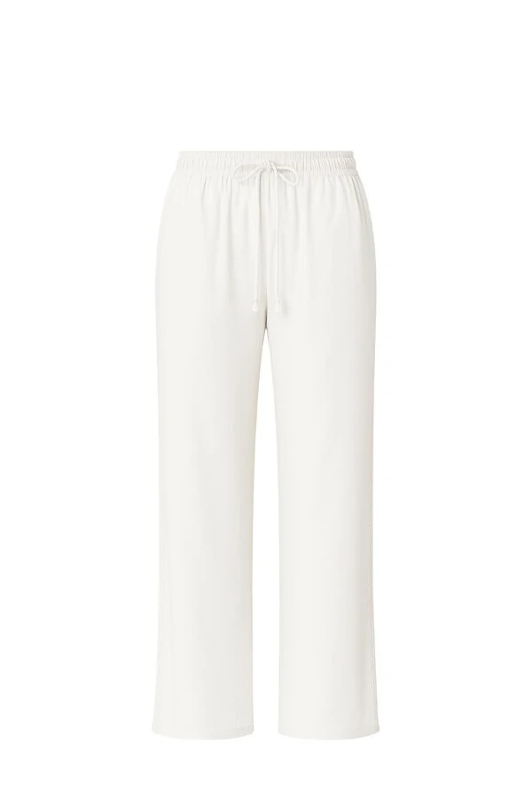 Calça pantalona liocel feminina Kwi