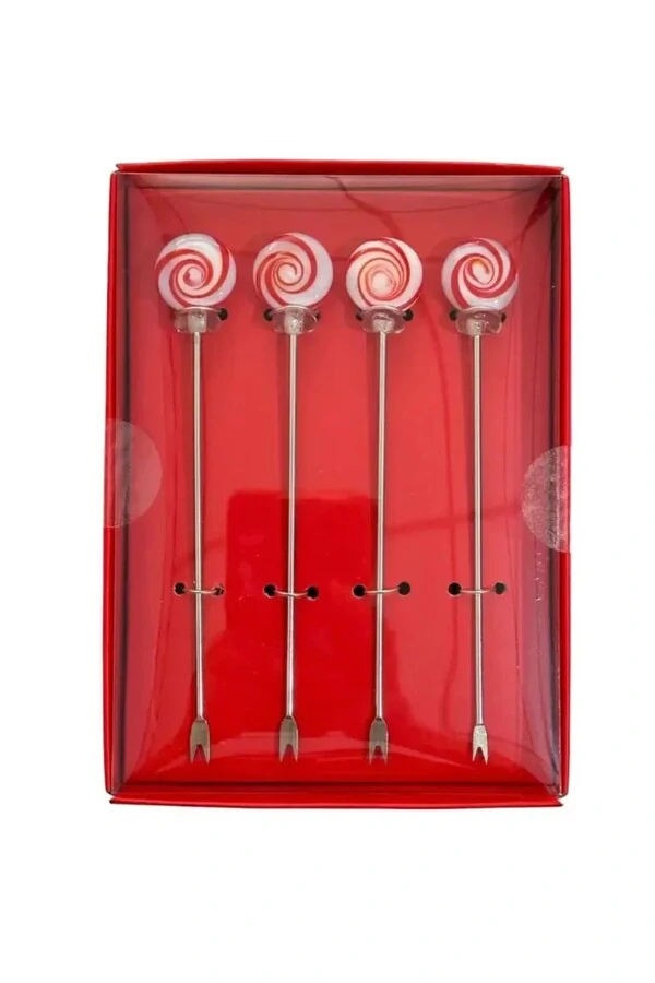 Kit misturador bebida corpo metal detalhe vidro Kwi