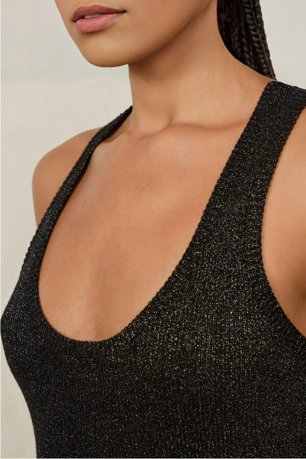 Regata de tricot com lurex nadador Animale