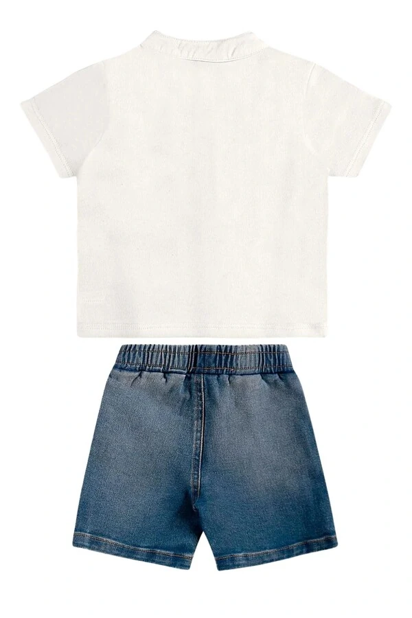 Conjunto camiseta e bermuda Up Baby
