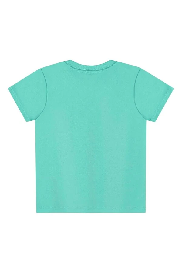 Camiseta manga curta em meia malha Up baby