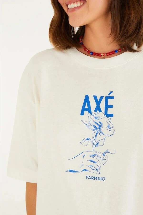 Tshirt ampla axé edição especial com caixa de presente Farm