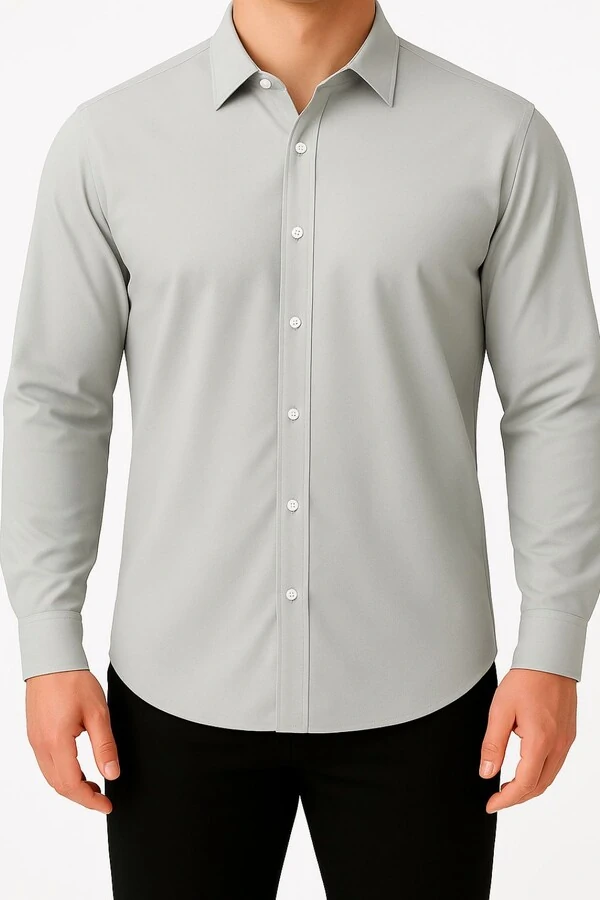 Camisa social manga longa masculina Kwi