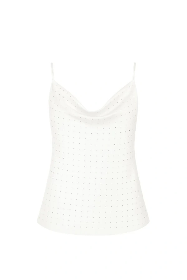 Blusa de alcinha com brilhos Kwi