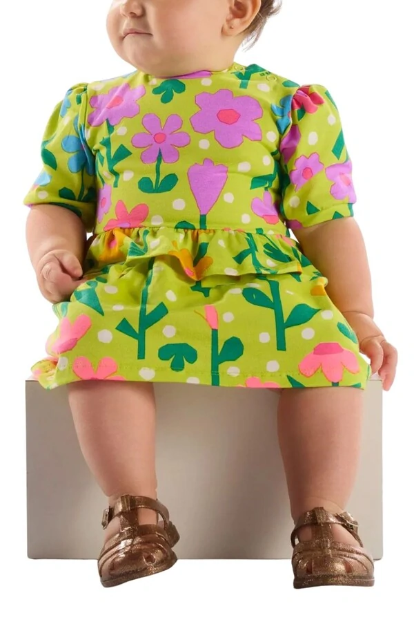 Vestido em cotton Up Baby