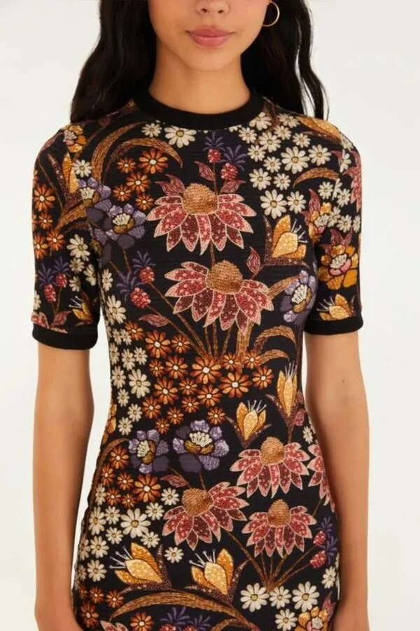 Vestido midi lili Farm