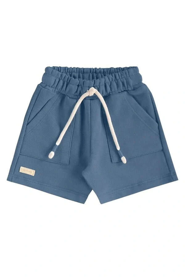 Conjunto camiseta malha e bermuda moletom Up Baby