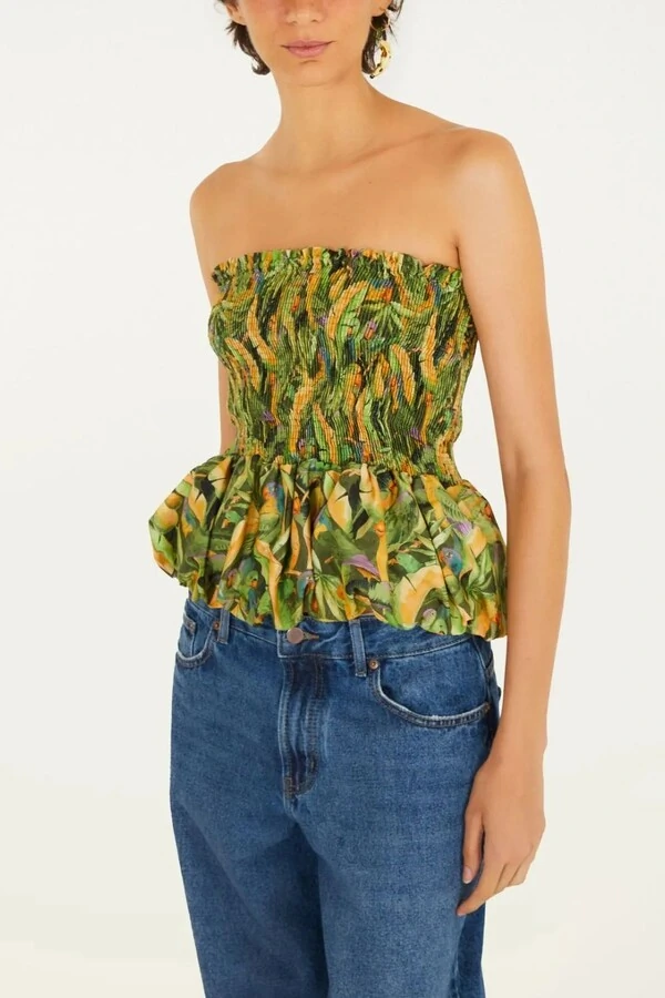 Blusa floresta de passarinho Farm