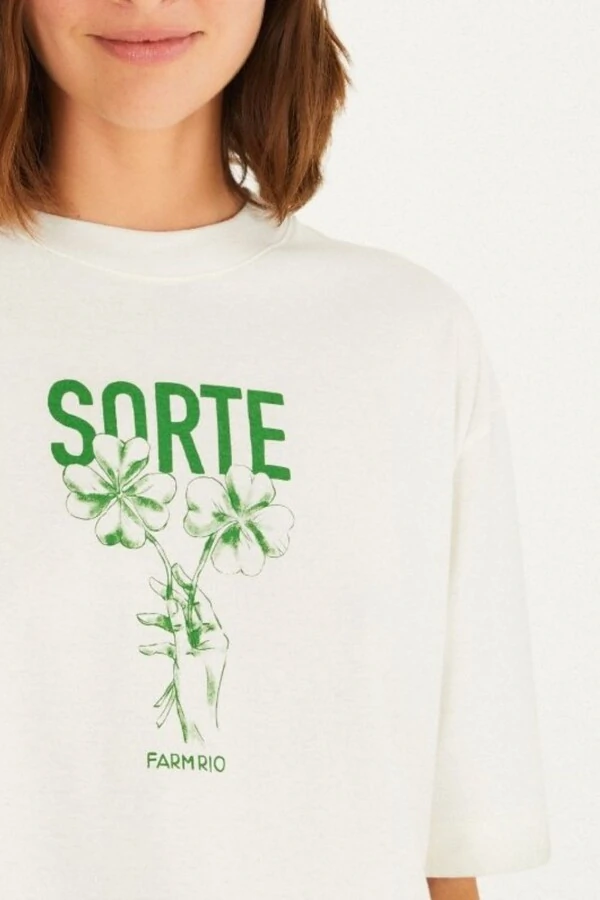 Tshirt ampla sorte edição especial com caixa de presente Farm
