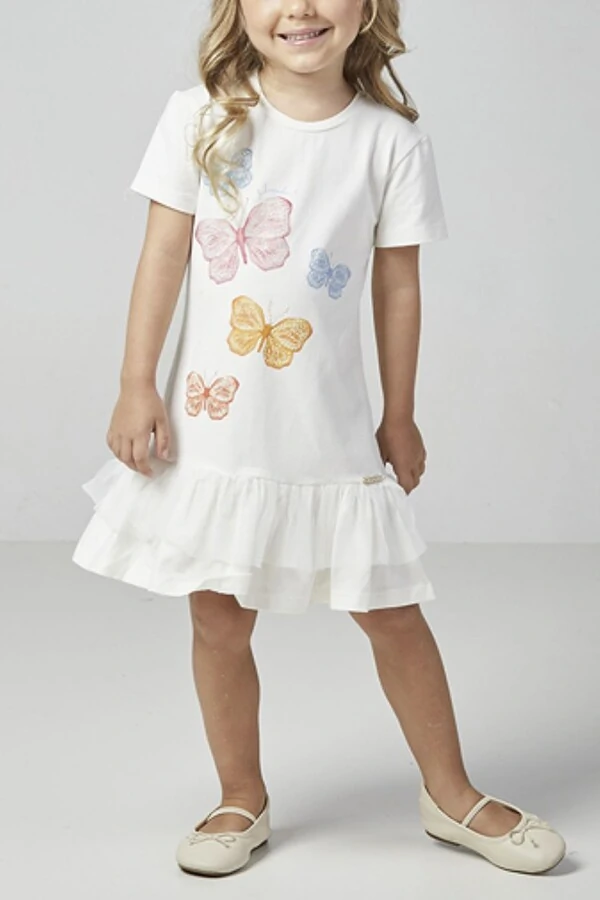 Vestido infantil rodado Luluzinha