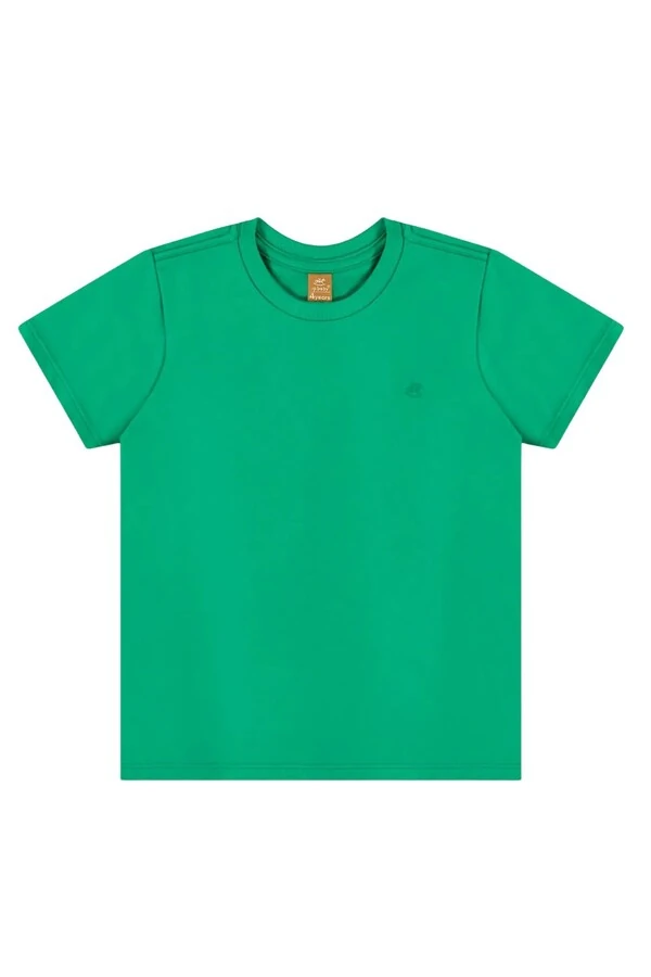 Camiseta manga curta em meia malha Up baby