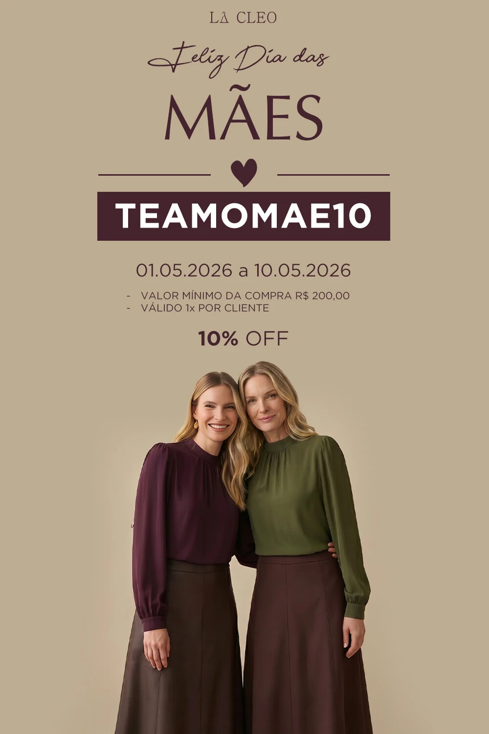 DIA DAS MÃES 2026