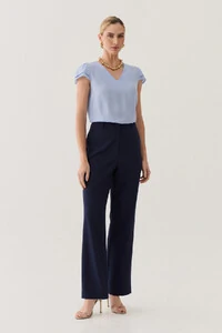 Blusa Manga Dupla Decote V