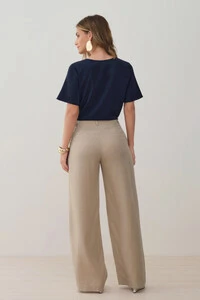 Blusa Assimétrica Ombro Esquerdo Pregas Triple