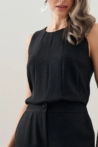 Conjunto de Regata Recortes e Calça Reta