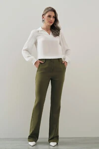 Blusa Manga Longa Punho Lastex Gola Polo Deocte V