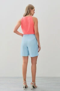 Alcinha Frente Única Decote Gota Laço