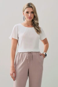 Blusa Decote Pregas