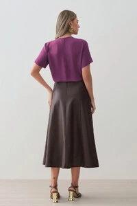 Blusa Decote V Torcido