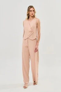 Conjunto de Alfaiataria de Colete e Pantalona Gold