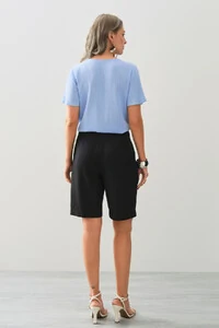 Blusa Decote V Pregas