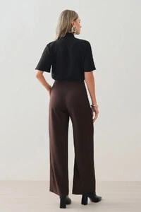 Blusa de Cetim Gola Dobrada de Laço