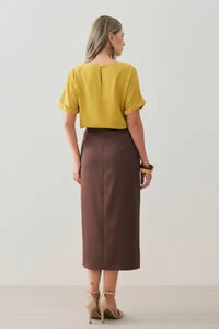 Blusa Manga Morcego Dobrada