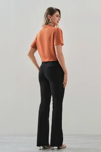 BLUSA GOLA DOBRADA LAÇO