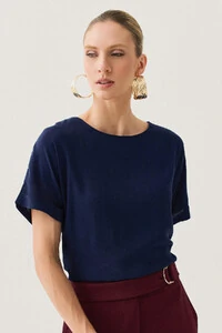 Blusa Manga Morcego Dobrada