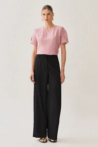Pantalona de Alfaitaria Botão Forrado