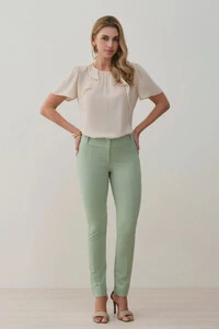 Calça Cigarrete de Alfaiataria Double Nervura