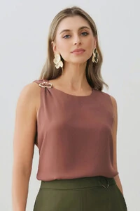 Regata Assimétrcia Ombro Gold