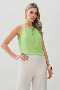 Alcinha Frente Única Decote Gota Laço